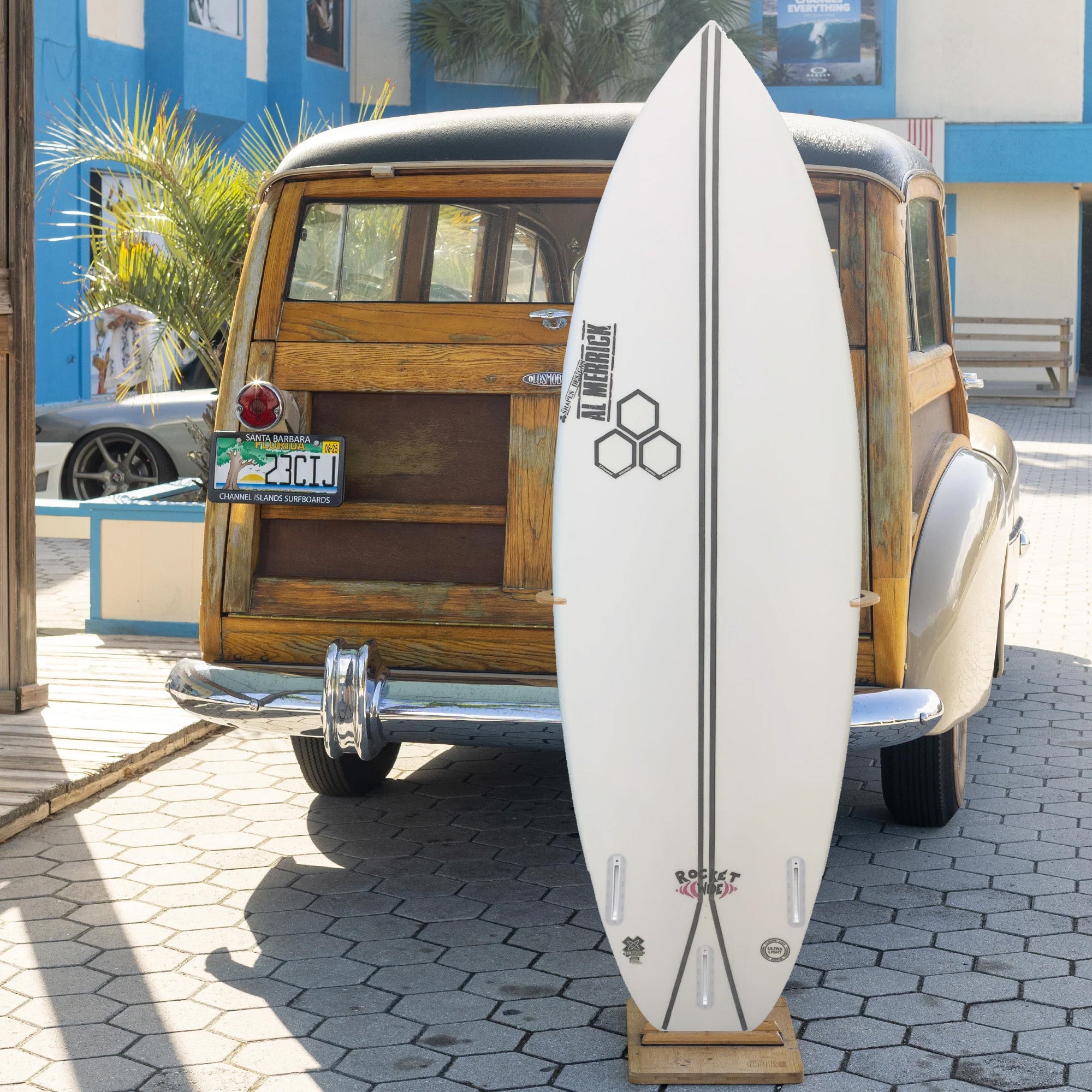 Channel Islands Rocket Wide Squash Spine Tek 6'0 Surfboard with Futures Fins - Perfect for Small to Medium Waves & Performance Surfing
