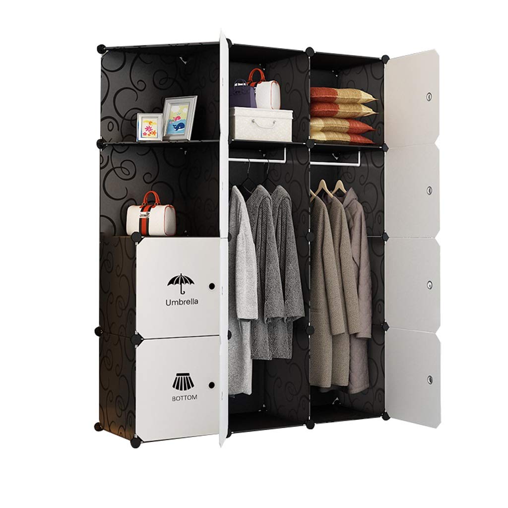 ZZF Kids Wardrobe - Cartoon Design, Easy Assembly, Baby Clothes Storage Cabinet for Girls & Boys | Perfect for Nursery, Bedroom & Playroom Organization