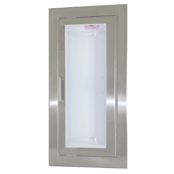 JL Industries 1536F25FX2 Clear Acrylic Fire Extinguisher Cabinet - Full Glazing with Pull Handle, Fire Rated - Perfect for Offices, Schools & Commercial Buildings Safety Compliance