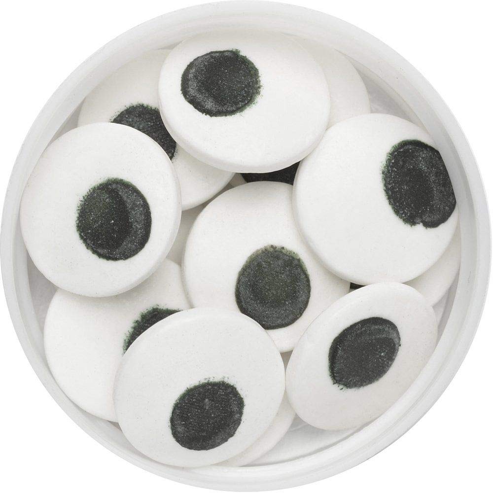 Edible Jumbo Candy Eye Toppers - Bulk Baking Decorations for Cupcakes, Cakes, Cookies - Funny Googly Eyes for Halloween, Easter & Edible Art Projects - Variety Pack (2pk) - Perfect for Party Treats & DIY Dessert Decorating