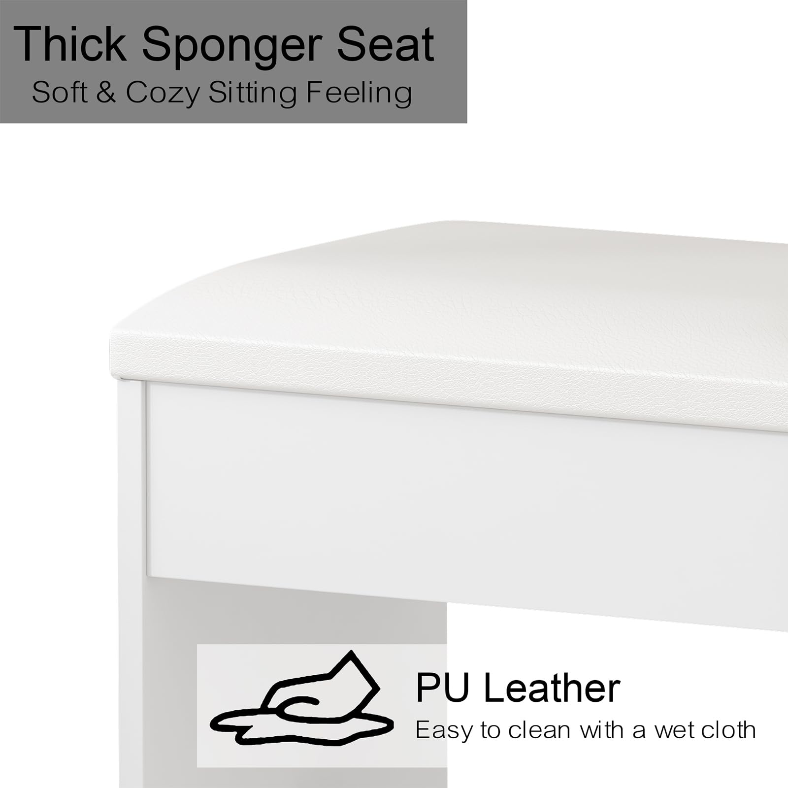 Vanity Desk with Power Outlet & LED Lighted Mirror - 3 Adjustable Lighting Modes, 9 Drawers Makeup Vanity Set with Fold-up Panel & Glass Top - Includes Vanity Chair - Perfect for Bedroom, Dressing Room & Beauty Salon (White)