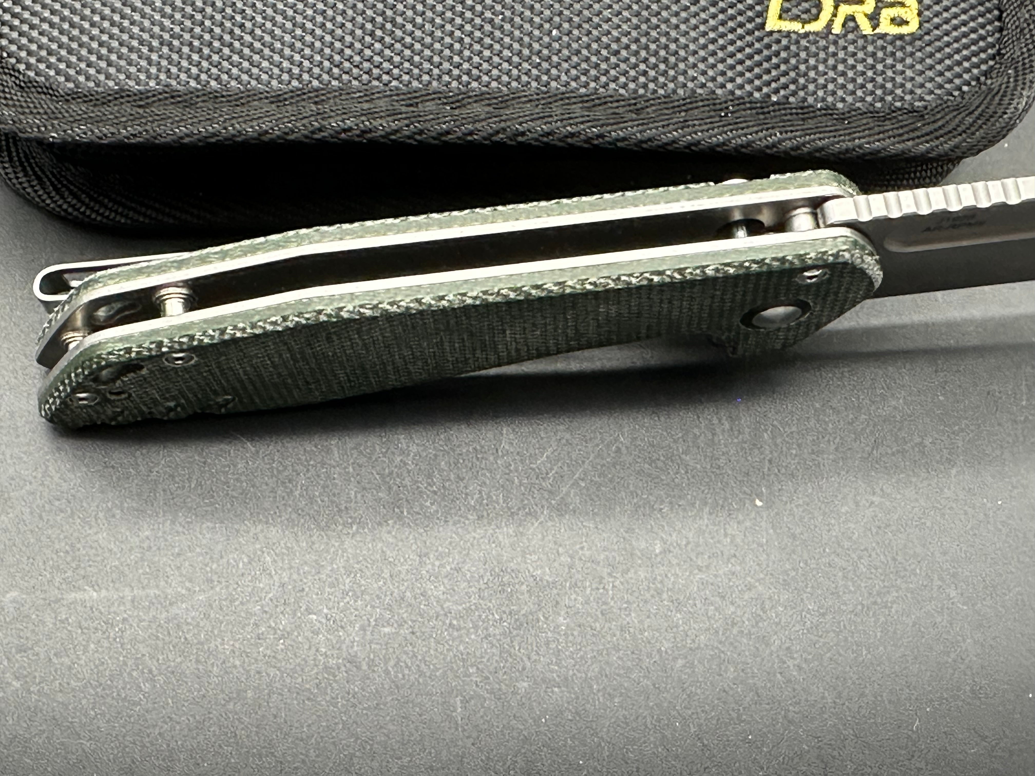 CJRB Riff Button Lock Folding Knife - 3.5