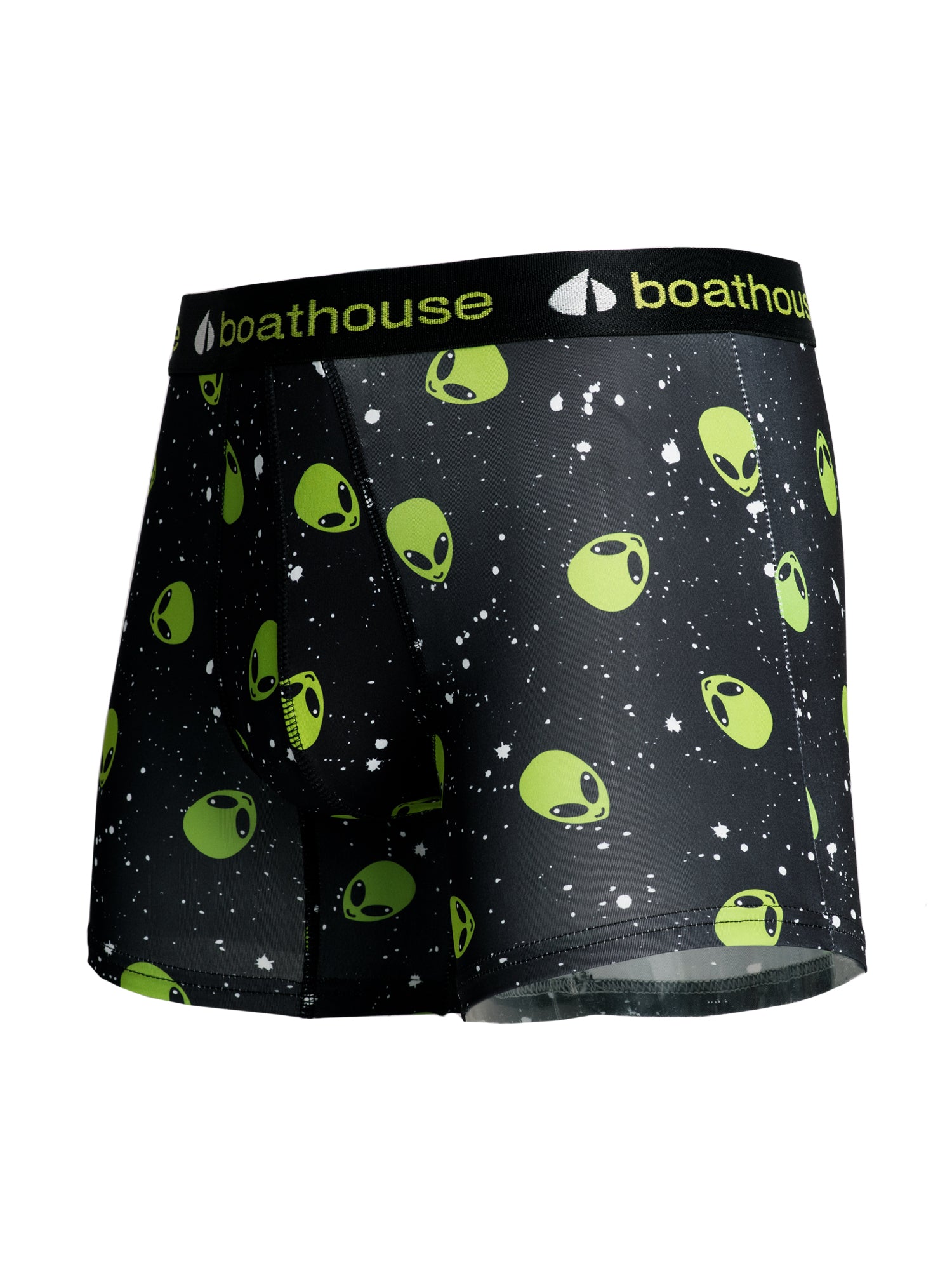 BOATHOUSE NOVELTY BOXER BRIEF - ALIEN PRINT MEN'S UNDERWEAR | Comfortable Cotton Blend for Daily Wear & Lounge