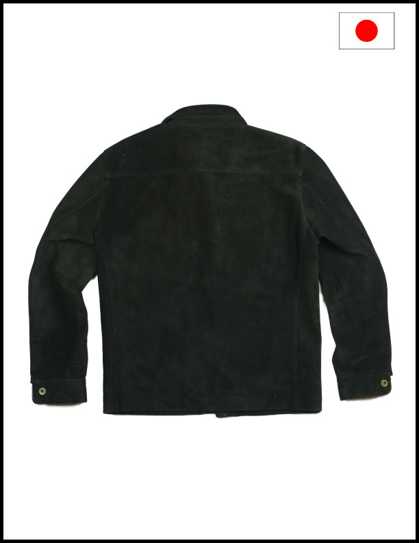 The Shop Vancouver Chore Shirt - Men's Workwear Shirt in Black | Durable Steer Rough Out Fabric for Outdoor Work & Casual Wear