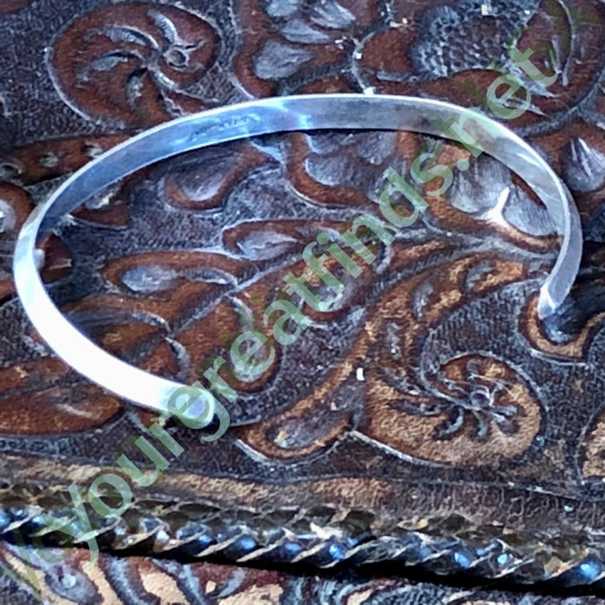 Vintage Handmade Sterling Silver Carinated Cuff Bracelet - Elegant Boho Jewelry for Women, Perfect for Weddings, Parties & Everyday Wear