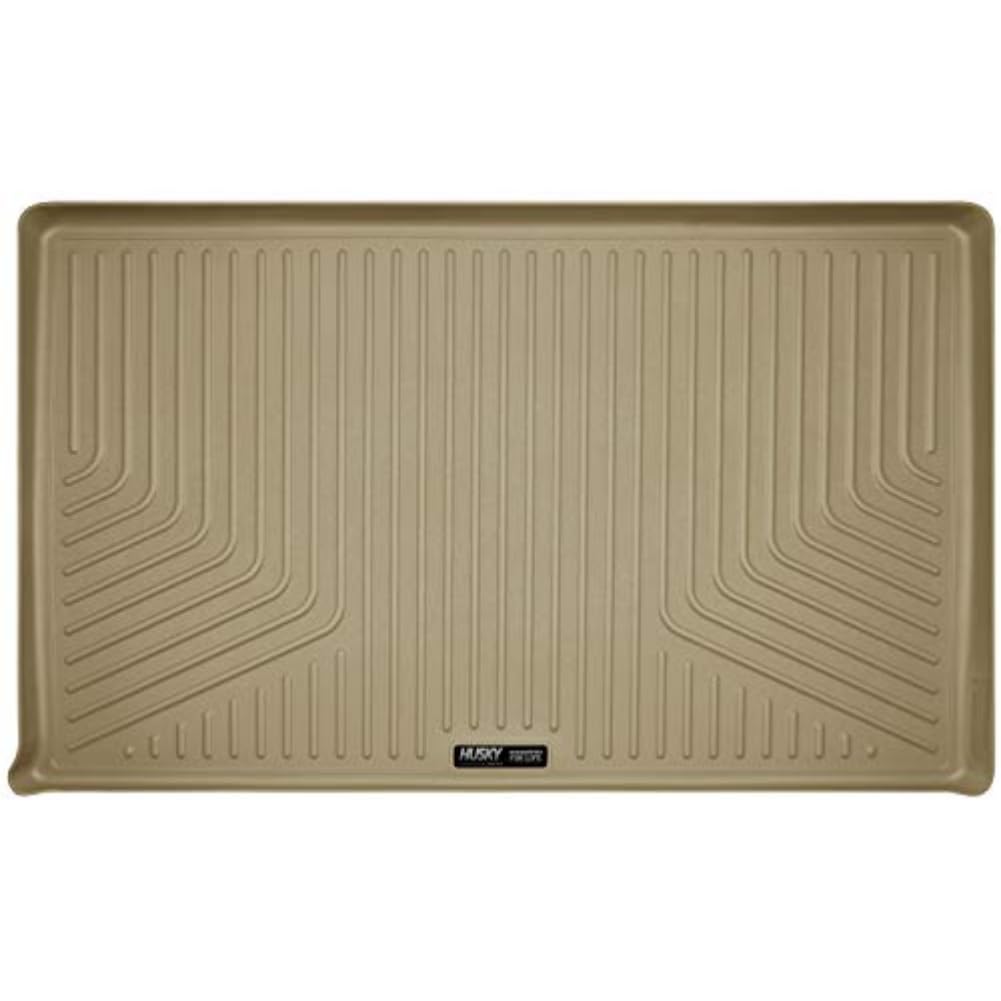 Husky Liners Weatherbeater Cargo Liner for 2007-2017 Ford Expedition EL & Lincoln Navigator | 3rd Row Seat Protection | 1-Piece Tan Car Trunk Mat (Model 23413) | Perfect for Road Trips, Camping & Family Travel
