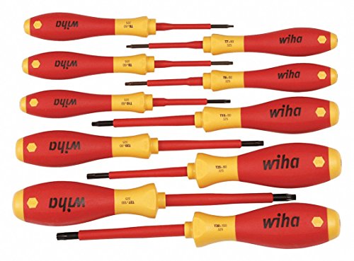 10-Piece Insulated Screwdriver Set - VDE Certified Professional Electrician Tools for Home & Industrial Electrical Repairs - Perfect for DIY Projects, Appliance Maintenance, and Safe Electrical Work