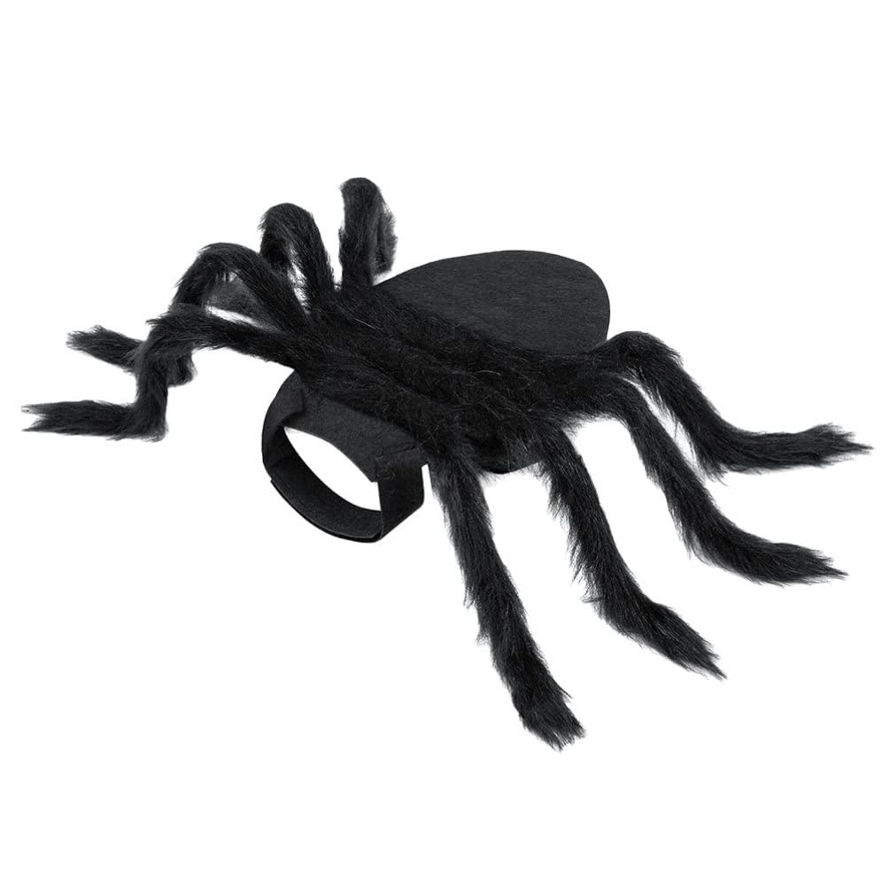 **Halloween Pet Spider Costume for Dogs & Cats - Cute Puppy Cosplay Spider Harness & Dress Up Outfit (60cm) - Perfect for Halloween Parties, Kids Car Accessories & Pet Dress-Up Fun**