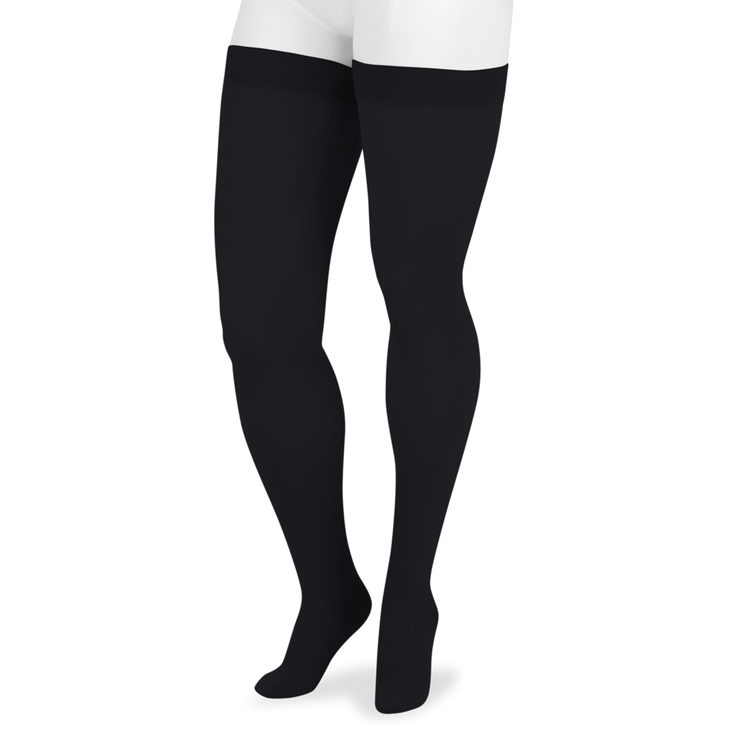 Juzo Dynamic Varin Closed Toe Thigh High Compression Stockings 30-40 mmHg for Men & Women - 2-Way Stretch Medical Grade Support - Made in USA - Ideal for Lymphedema, Varicose Veins & Post-Surgery Recovery