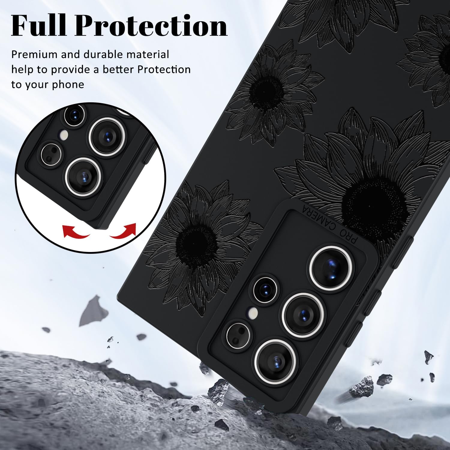 Galaxy S25 Ultra Case - Butterfly Design Soft Silicone Slim Protective Cover for Samsung Galaxy S25 Ultra | Perfect for Everyday Use, Travel & Outdoor Activities