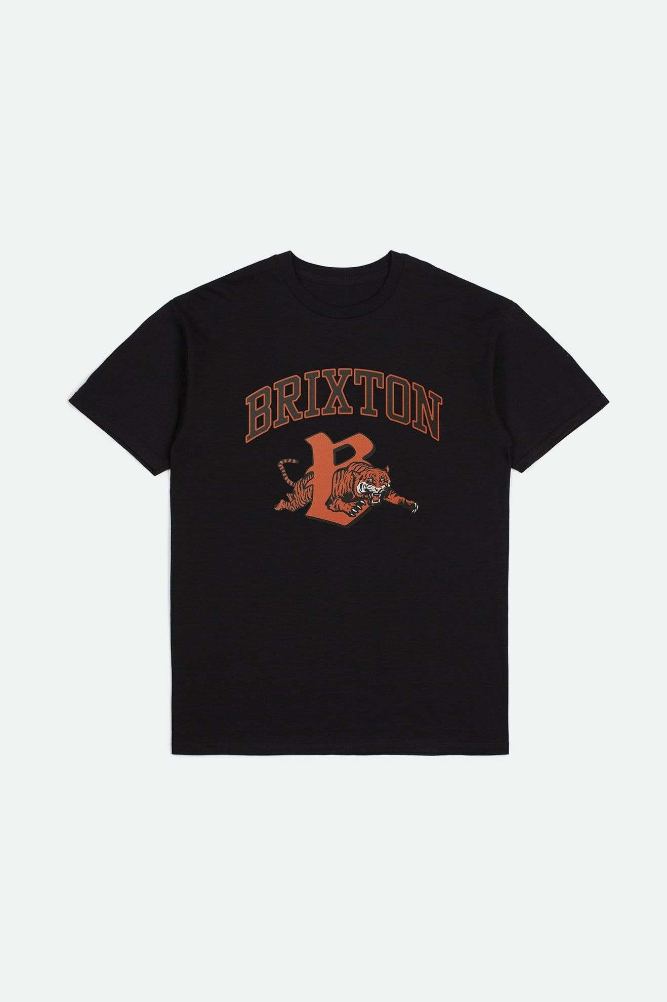 Premium Tiger Short Sleeve Standard T-Shirt - Black Worn Wash Style | Casual Wear, Street Fashion & Everyday Comfort
