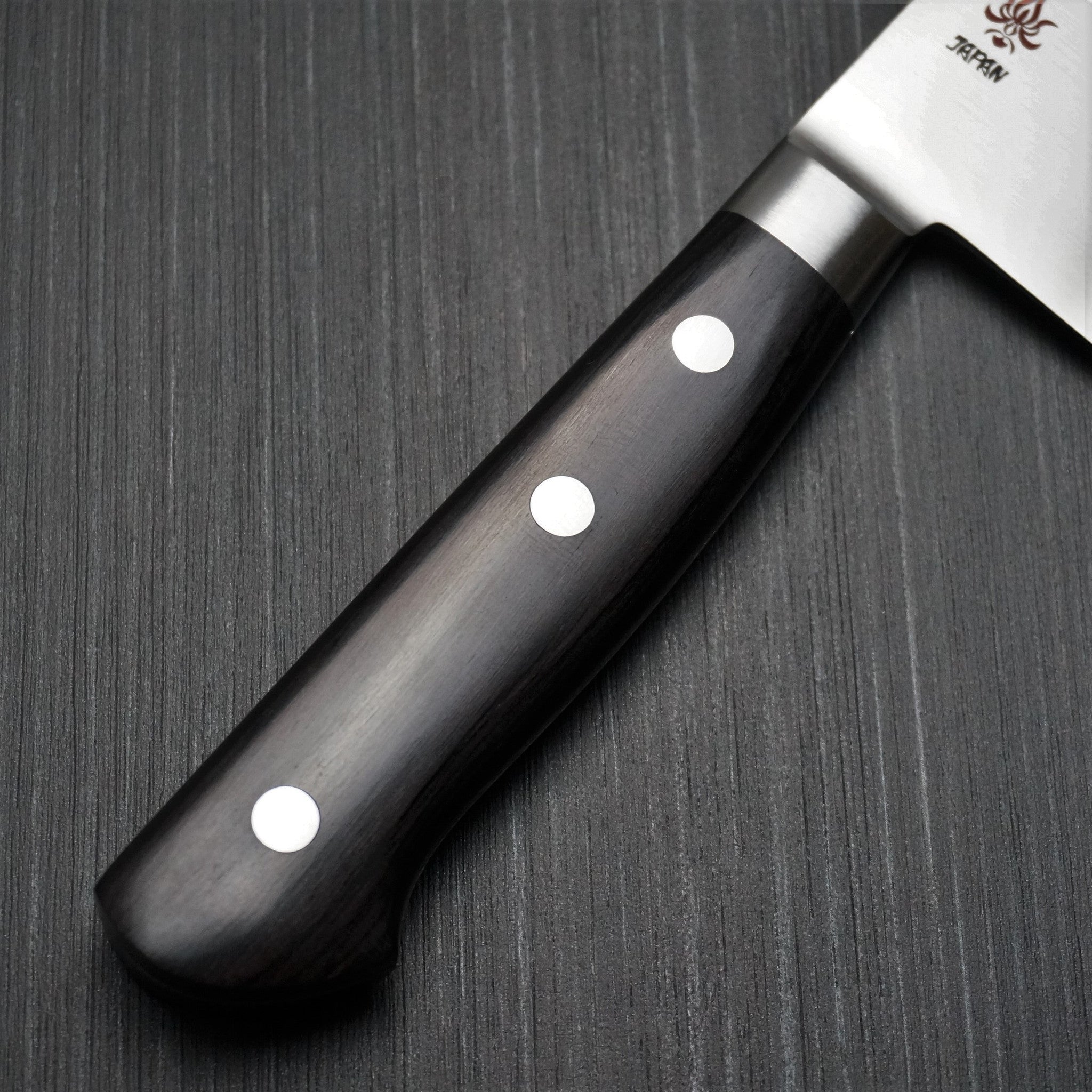 Premium Kanetsune Seki Super Gold 2 Powdered Steel Santoku Knife 165mm - Japanese Kitchen Knife for Professional Chefs & Home Cooking - Perfect for Slicing, Dicing & Mincing Vegetables, Meat & Fish