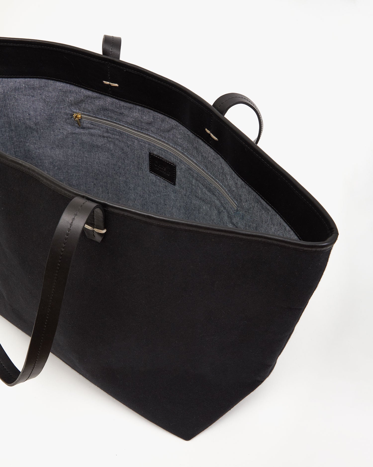 Volie Black Canvas Tote Bag - Stylish & Durable for Women - Perfect for Work, Shopping & Travel