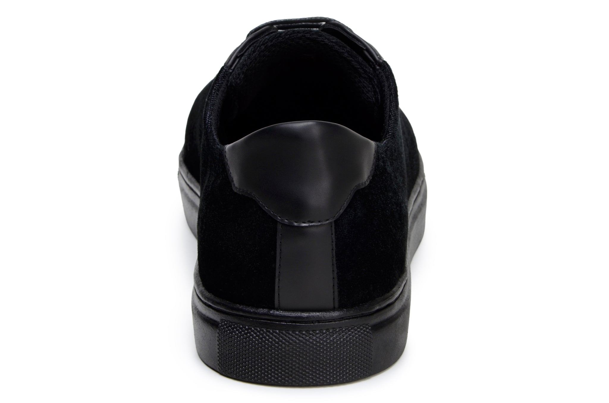 Belvedere Prince Black Velvet & Matte Leather Sneakers for Men - Stylish Comfortable Casual Shoes for Work, Travel & Everyday Wear