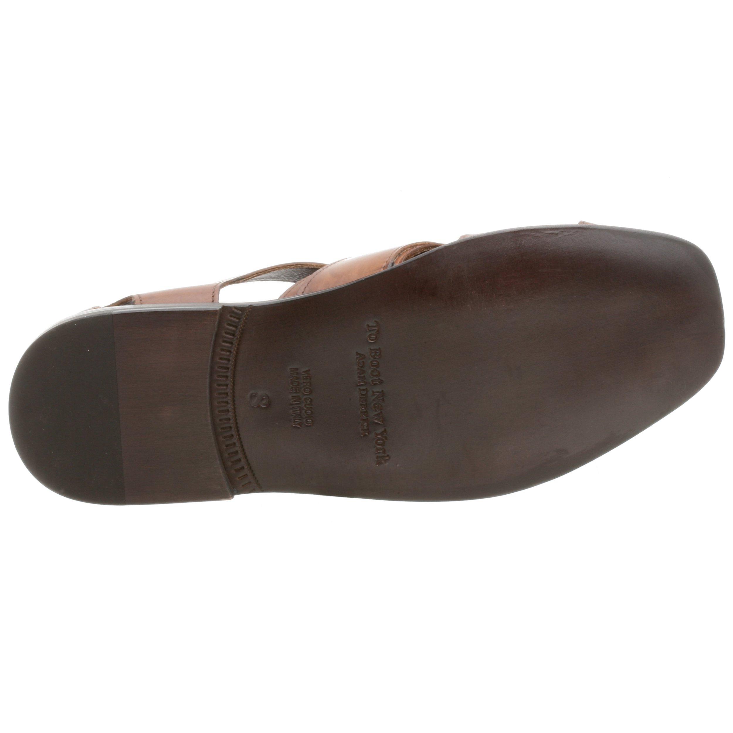 To Boot New York Men's Spartan Fisherman Sandal - Comfortable Leather Outdoor Sandals for Walking, Travel & Casual Wear