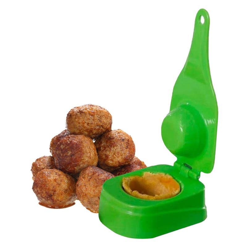 **Meatball Maker Mold & Meatloaf Press - Kitchen Gadget for Perfect Meatballs, Fried Cakes & Desserts | Ideal for Baking, Cooking & Party Food Prep**
