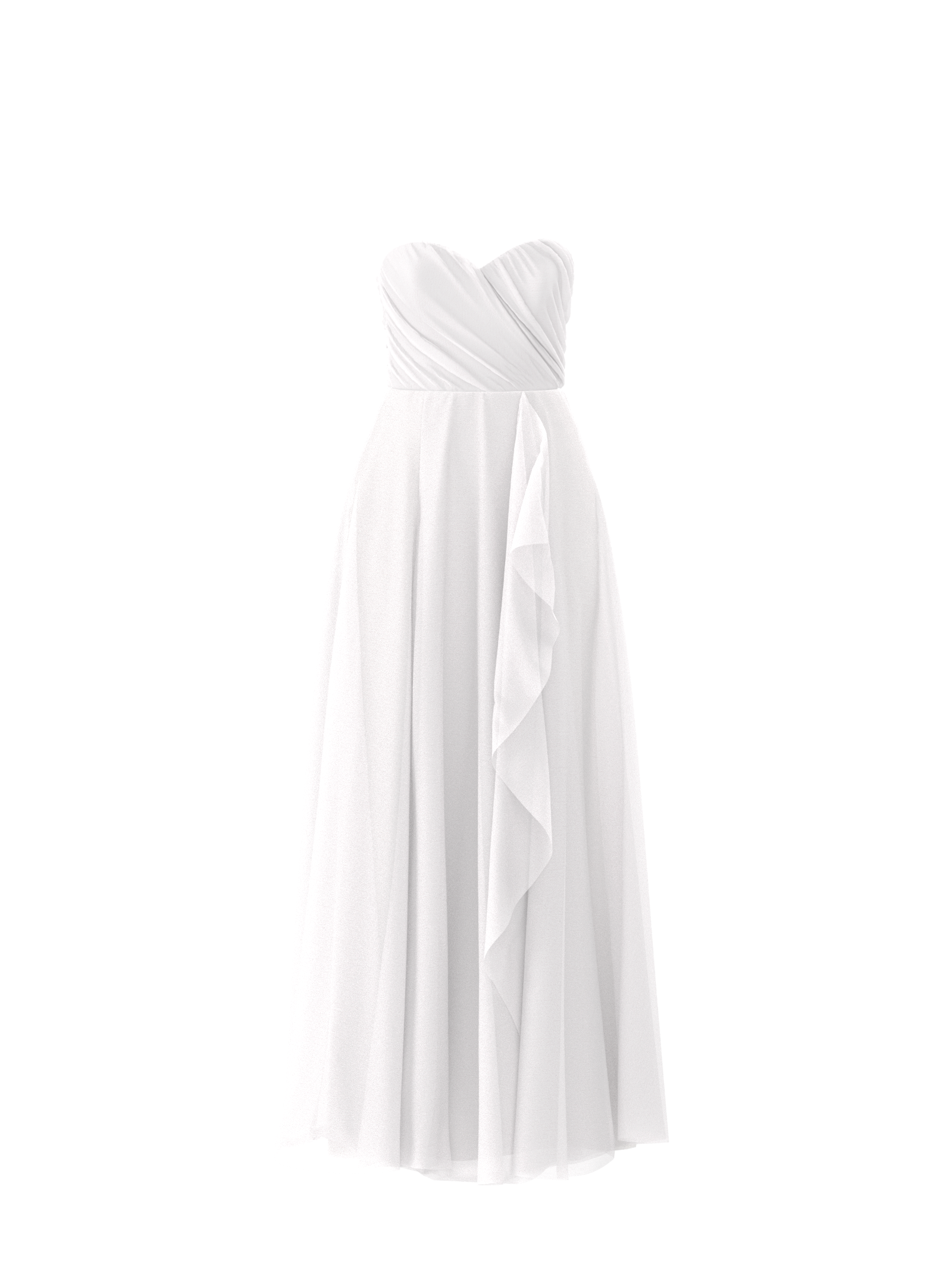 Jaycie Women's White Bodice and Skirt Set - Elegant Lace Corset Top & Flowy Skirt for Prom, Wedding, or Special Occasions