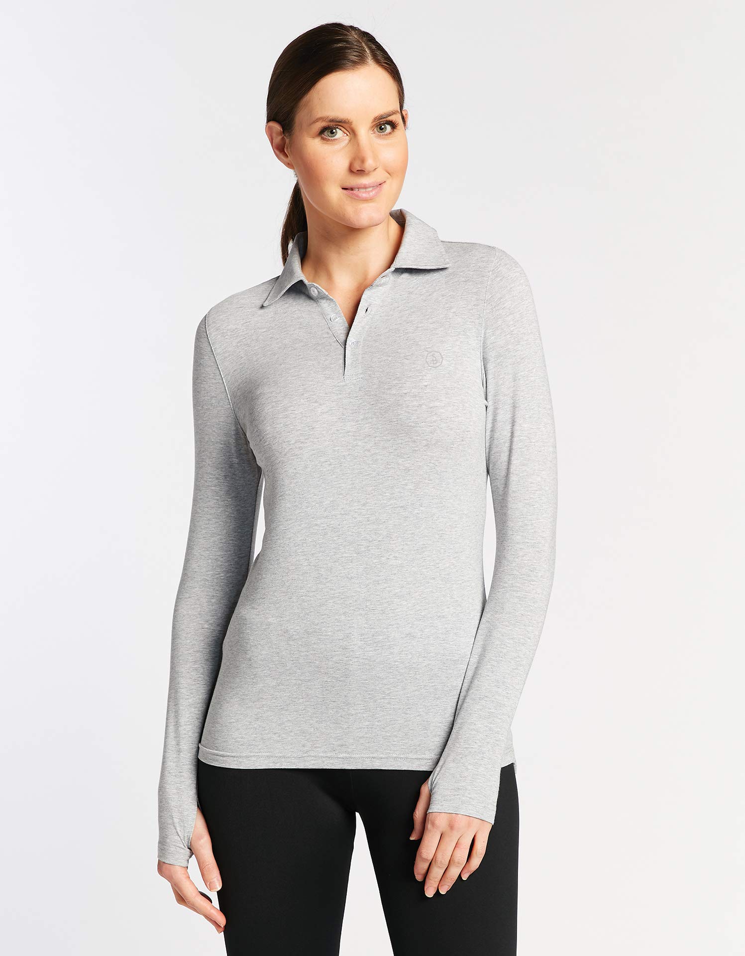Solbari UPF 50+ Women's Sun Protection Long Sleeve Polo Shirt - UV Blocking, Breathable, Lightweight for Outdoor Activities, Golf, Hiking & Beach