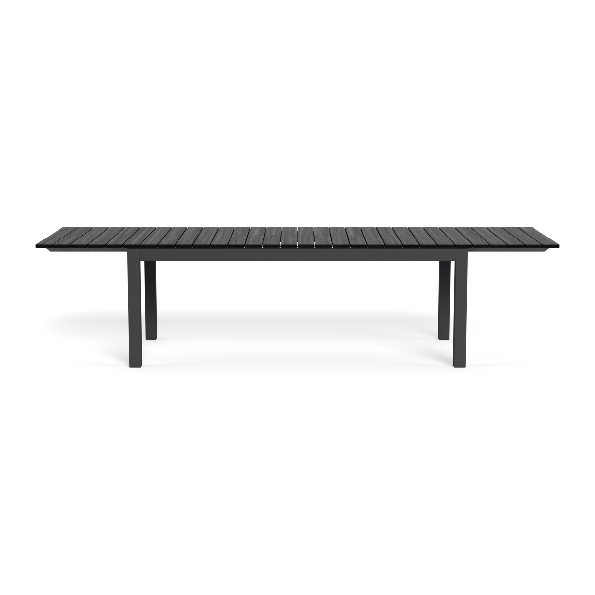 Pacific Teak Extension Dining Table - Expandable Solid Wood Table for 6-10 People - Perfect for Family Gatherings & Dinner Parties