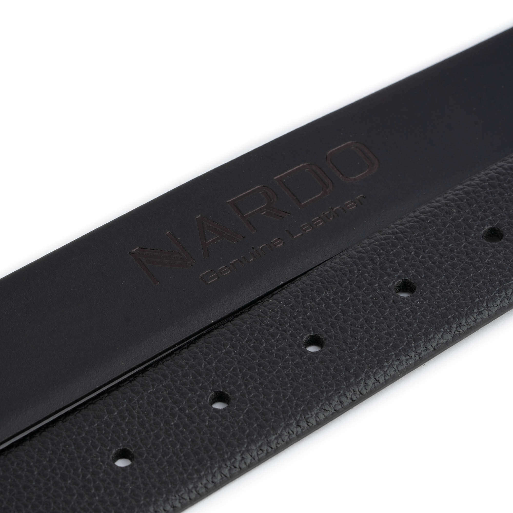 Genuine Black Pebble Leather Belt Strap Replacement for Cartier Men's Watch - Perfect for Business, Casual & Formal Occasions