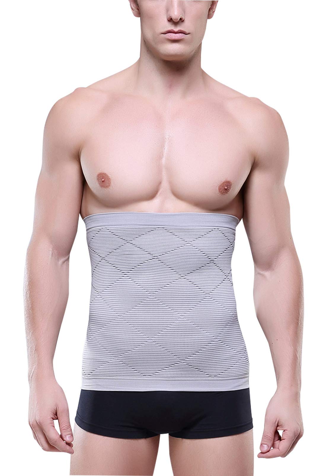 AIEOE Men's Slimming Shapewear - Waist Trainer Belt for Abdomen Control & Tummy Tucking | Perfect for Workout, Weight Loss & Body Shaping