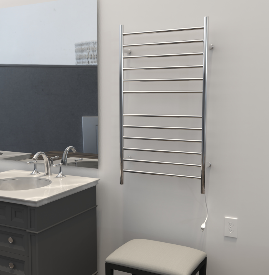 Amba Radiant Large Plug-in & Hardwired Bathroom Towel Warmer - 23.6