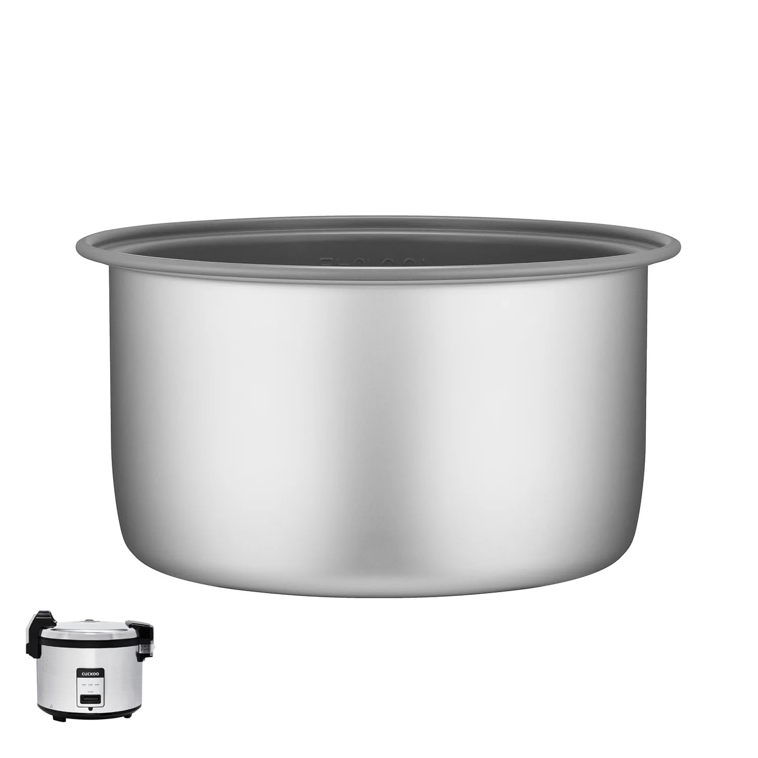 CUCKOO CR-3032 30-Cup Uncooked / 60-Cup Cooked Large Capacity Commercial Rice Cooker & Food Warmer with Nonstick Inner Pot, Switch Press (Silver/Black) - Perfect for Restaurants, Catering & Large Family Gatherings