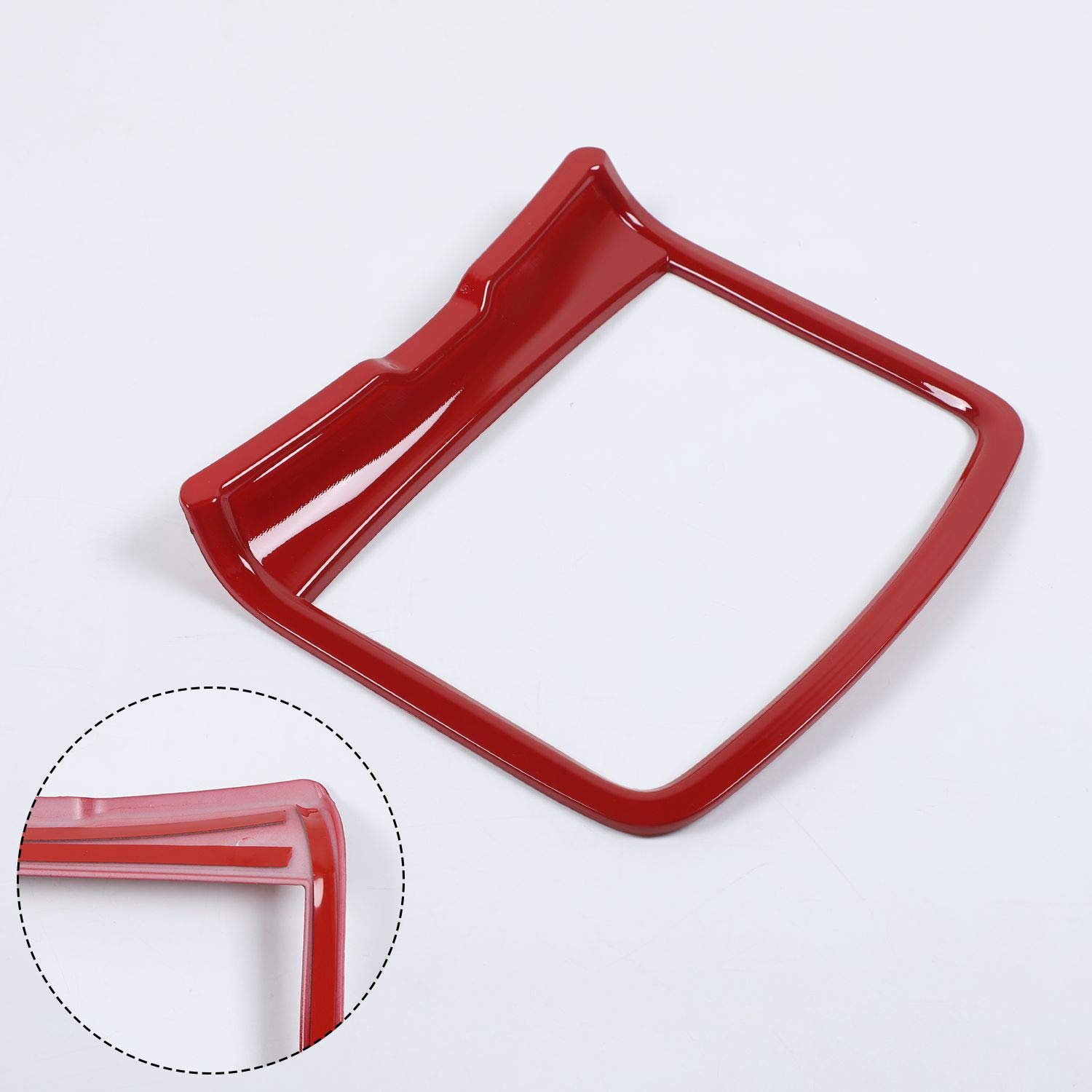 2011-2024 Dodge Charger Center Console Cup Holder Trim - ABS Red Interior Accessory for Enhanced Car Organization | Perfect for Road Trips & Daily Commutes