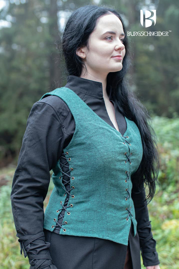 Marian Green Vest for Women - Lightweight Outdoor Jacket for Hiking, Running & Travel | Casual Layering & Active Wear