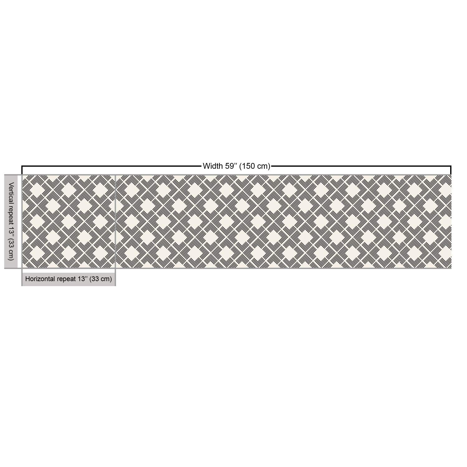 Ambesonne Abstract Fabric by The Yard - Modern Geometric Monochrome Pattern with Lines, Squares & Lattice | 10 Yards Upholstery Fabric for Sofa, Curtains & Home Decor | Charcoal Grey Eggshell for Living Room & Bedroom Accents