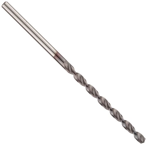 Chicago Latrobe 150WLPN High-Speed Steel Jobber Length Drill Bit Set - TiCN Coated, Round Shank, Wide Parabolic Flute, 135° Notched Point, #10 Wire Size (12-Pack) - Perfect for Metalworking, Woodworking, and DIY Projects