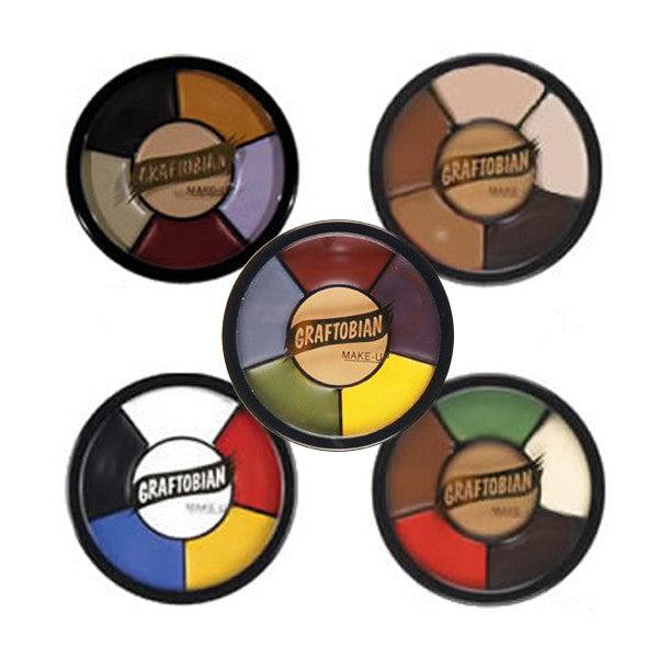 Graftobian RMG Professional Makeup Wheel - Essential for Special FX, Theatrical & Halloween Cosmetics - Perfect for Makeup Artists & Enthusiasts