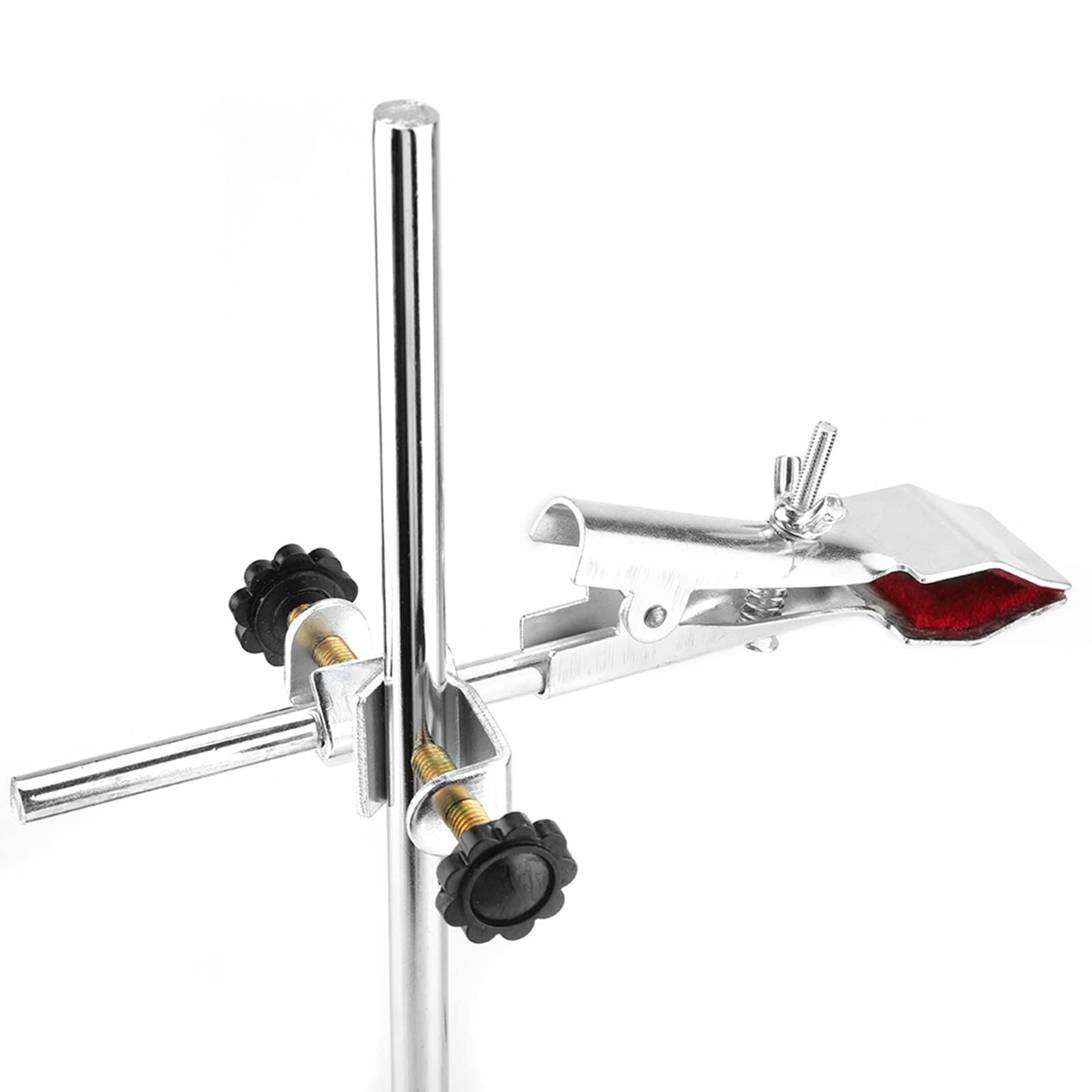 Premium Lab Burette Stand with Flask Clamp - 47x14x4cm Heavy Duty Laboratory Support Platform for Chemistry Experiments & Titration - Perfect for Science Classrooms, Research Labs & DIY Home Experiments