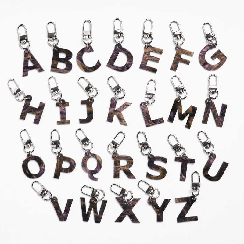 Personalized Lavender Scented Initial Luggage Tag - Perfect for Travel, Gifts & Suitcase Identification