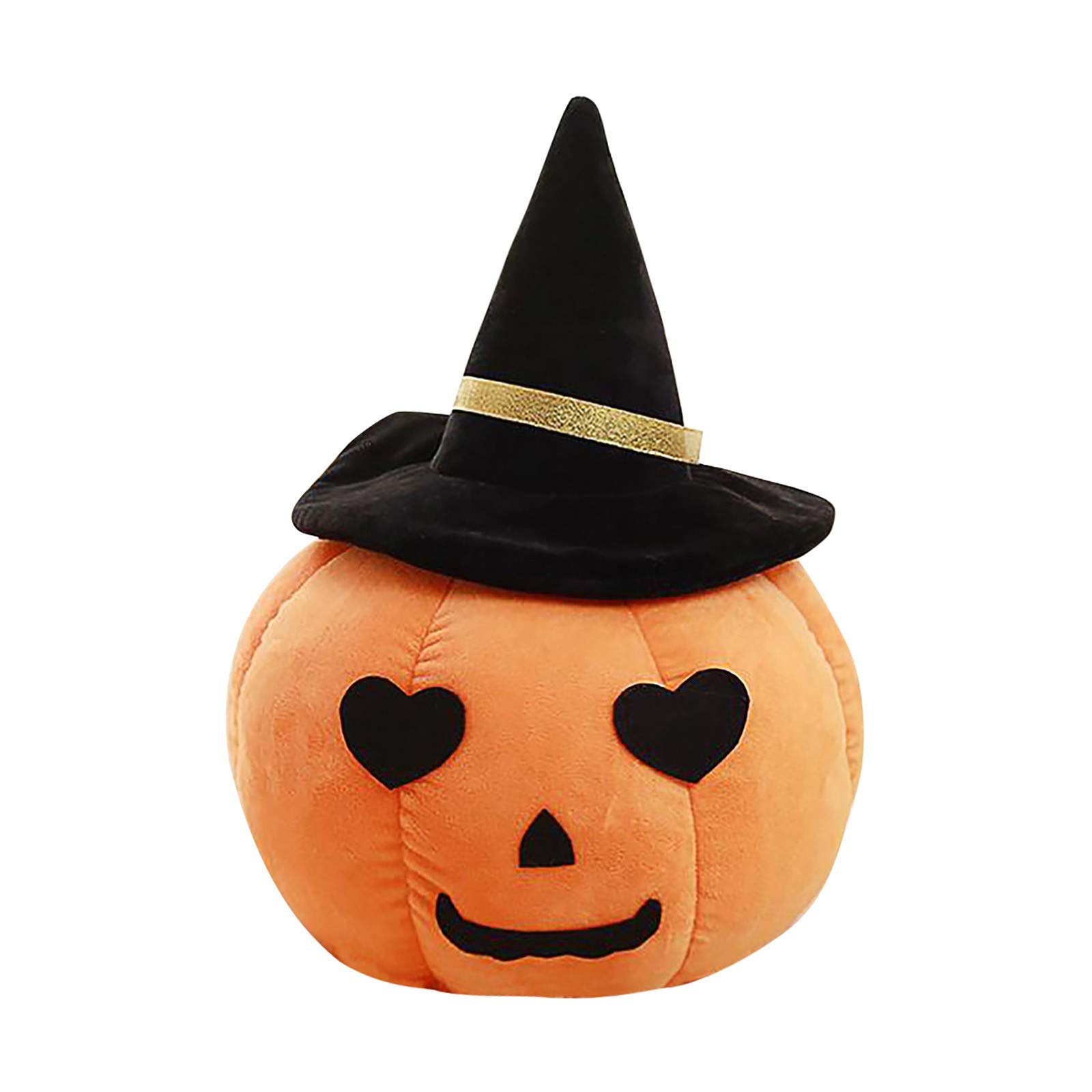 Halloween Decorations Indoor - Funny Pumpkin Pillow & Moon Shaped Hat Plush Doll - Creative Halloween Toys for Boys & Toddlers - Perfect for Home Decor, Party Favors, and Spooky Seasonal Displays