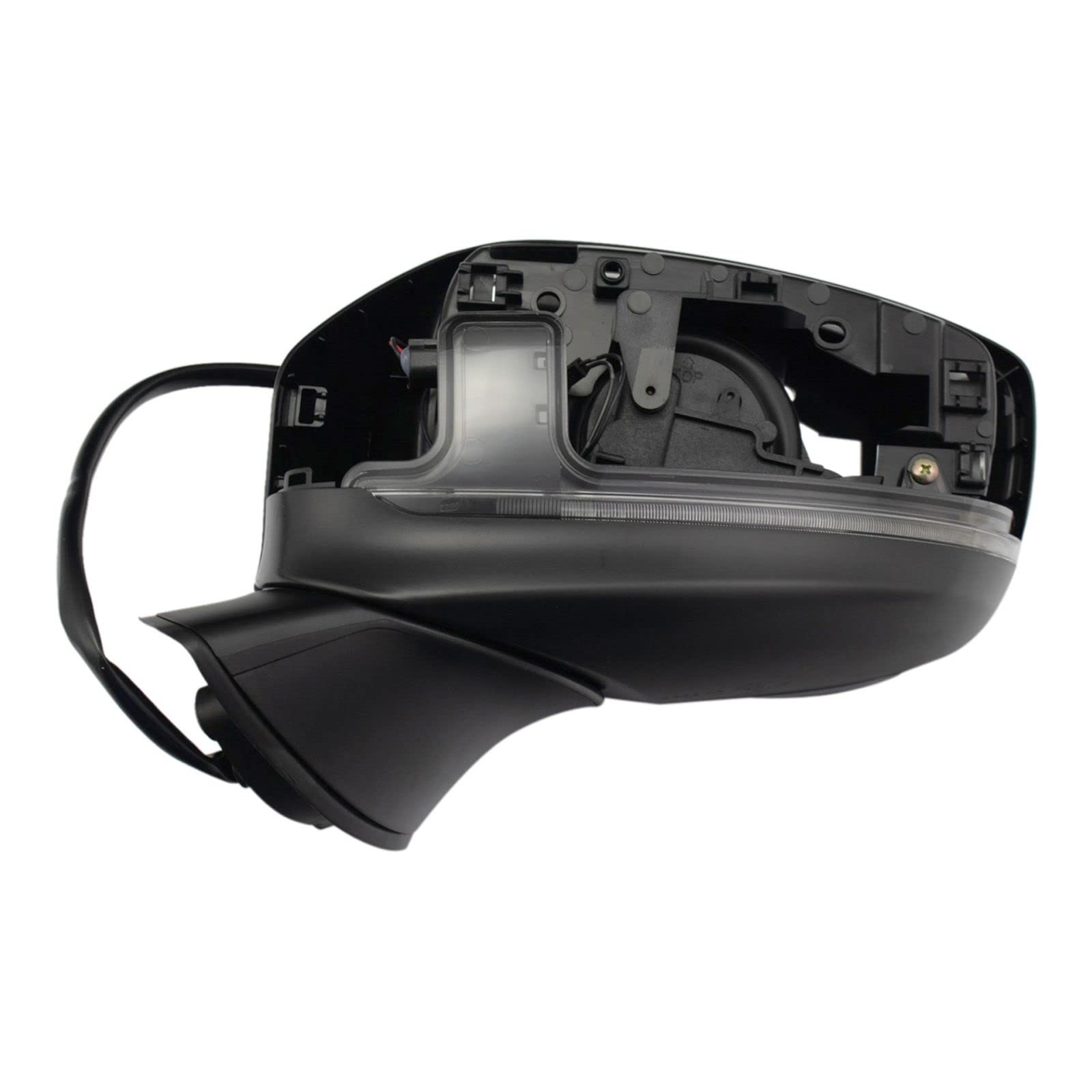 Heated Manual Folding Left Side Mirror Replacement for 2016-2020 Mazda CX-9 & 2017-2020 CX-5 - No Blind Spot Indicator - Part # MA1320195 MA1320249 MA1324106 - Perfect for Winter Driving & Parking Safety