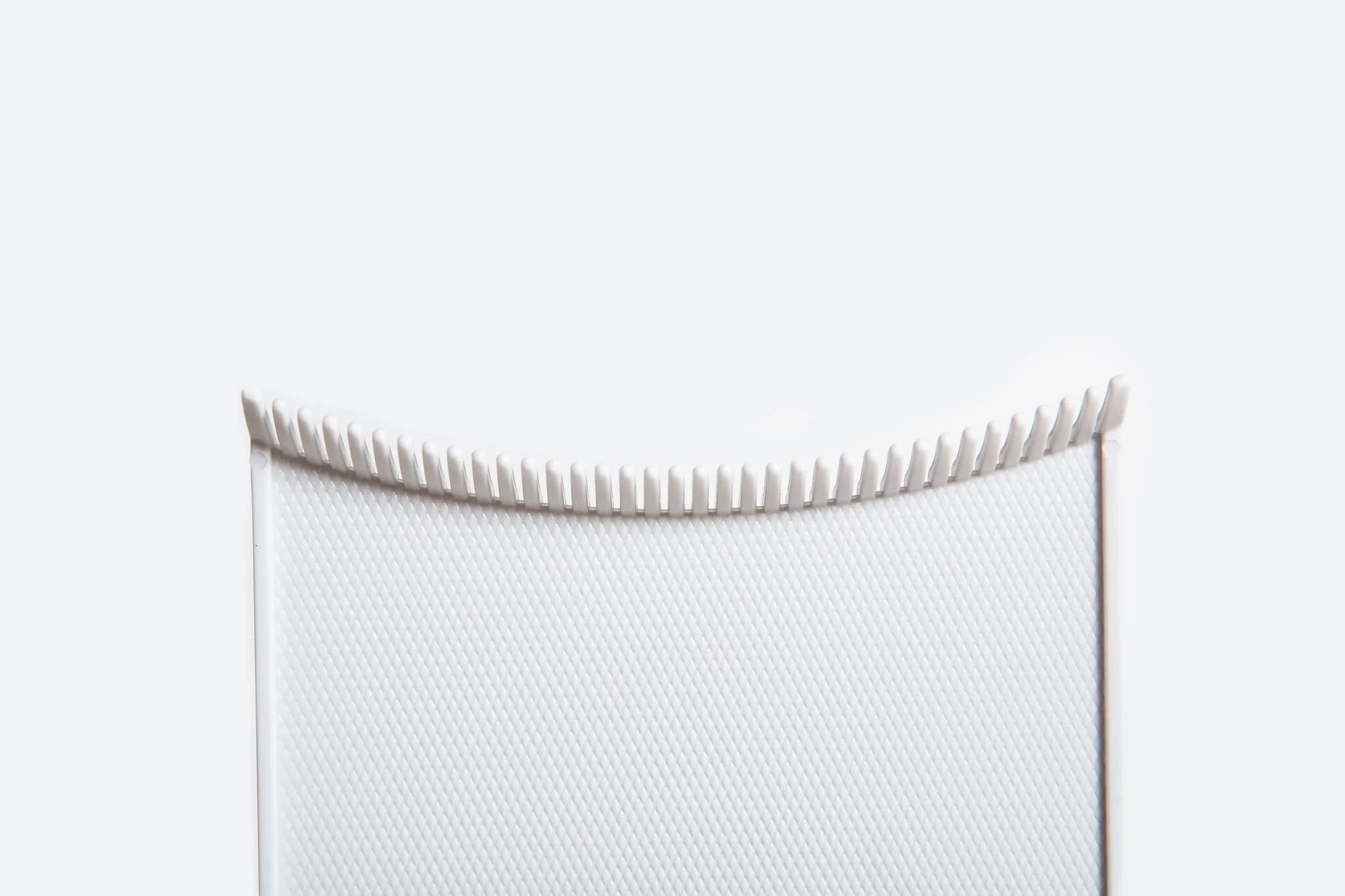 Authentic Cooboard Balayage Board with Teeth | Professional Hair Highlighting Paddle for Salon & Home Use | Easy to Clean, Durable & Lightweight Styling Tool (XXL White) | Perfect for Balayage, Ombre & Foil Highlights