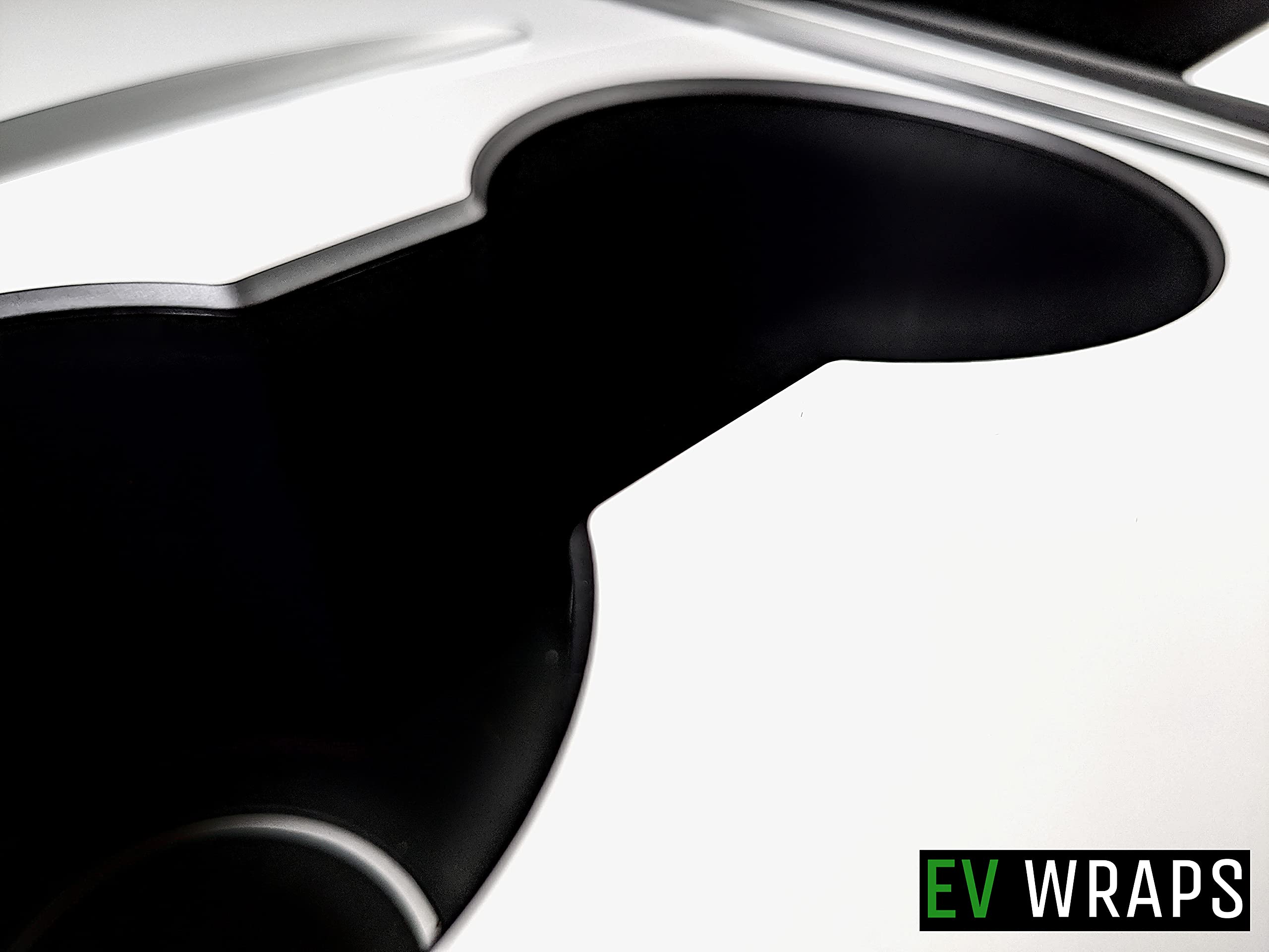 Premium Tesla Model 3 & Model Y Center Console Wrap (Gen 2.0) - Scratch-Resistant White Interior Vinyl Protection - Perfect for Daily Commuting & Road Trips
