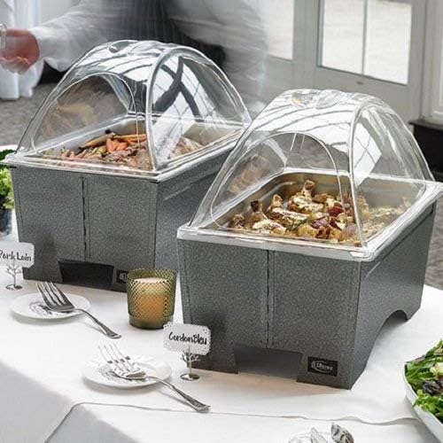 Heat-Resistant ClearDome Chafing Dish Lid - 3 Pack for Food Warming & Buffets