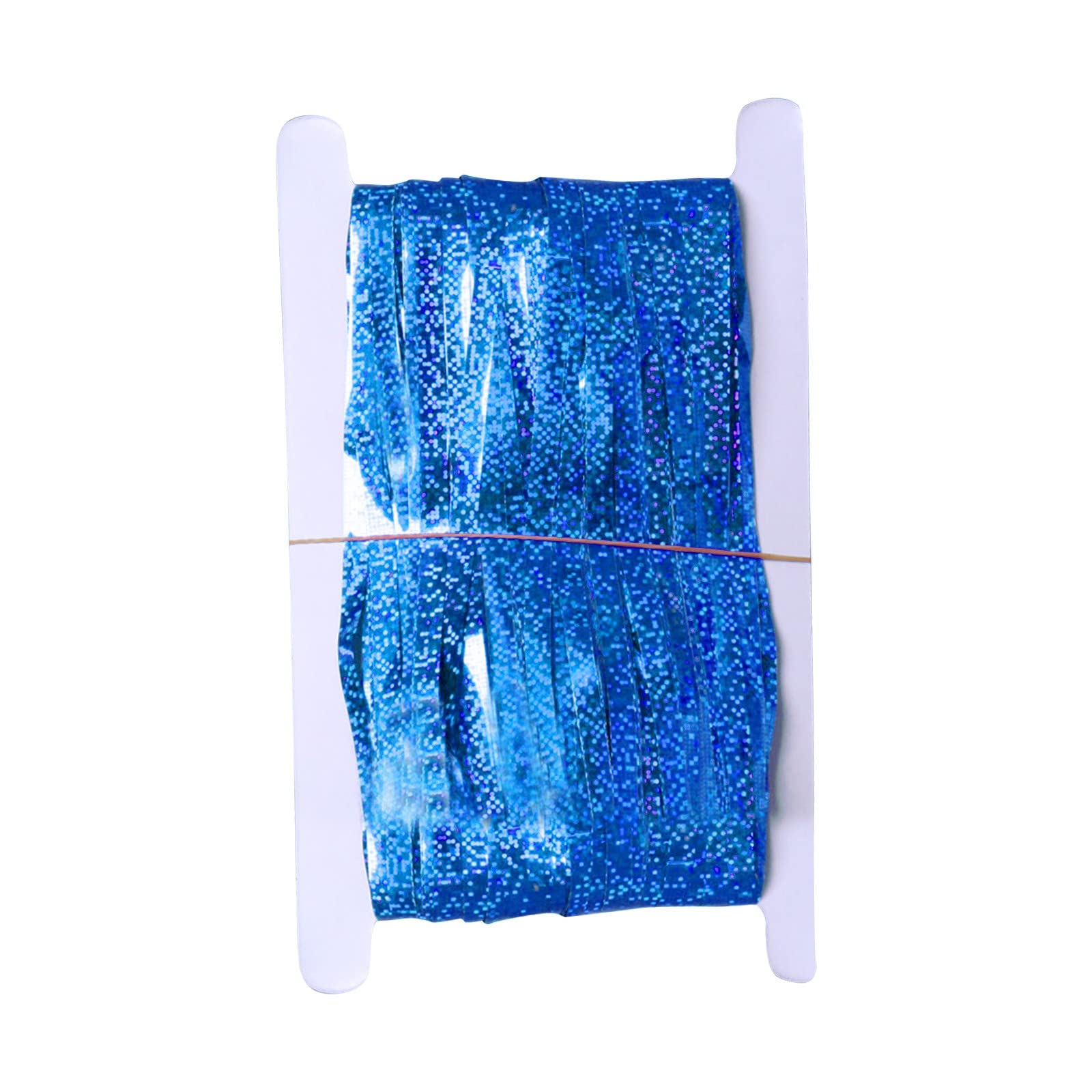 UOCUFY Bachelorette Party Decorations Kit - Shimmer Foil Curtains for Birthday, Wedding & Bridal Showers - 1m x 3m Blue Rain Curtain Backdrop - Perfect for Photo Booths, Stage Decor & Event Backgrounds