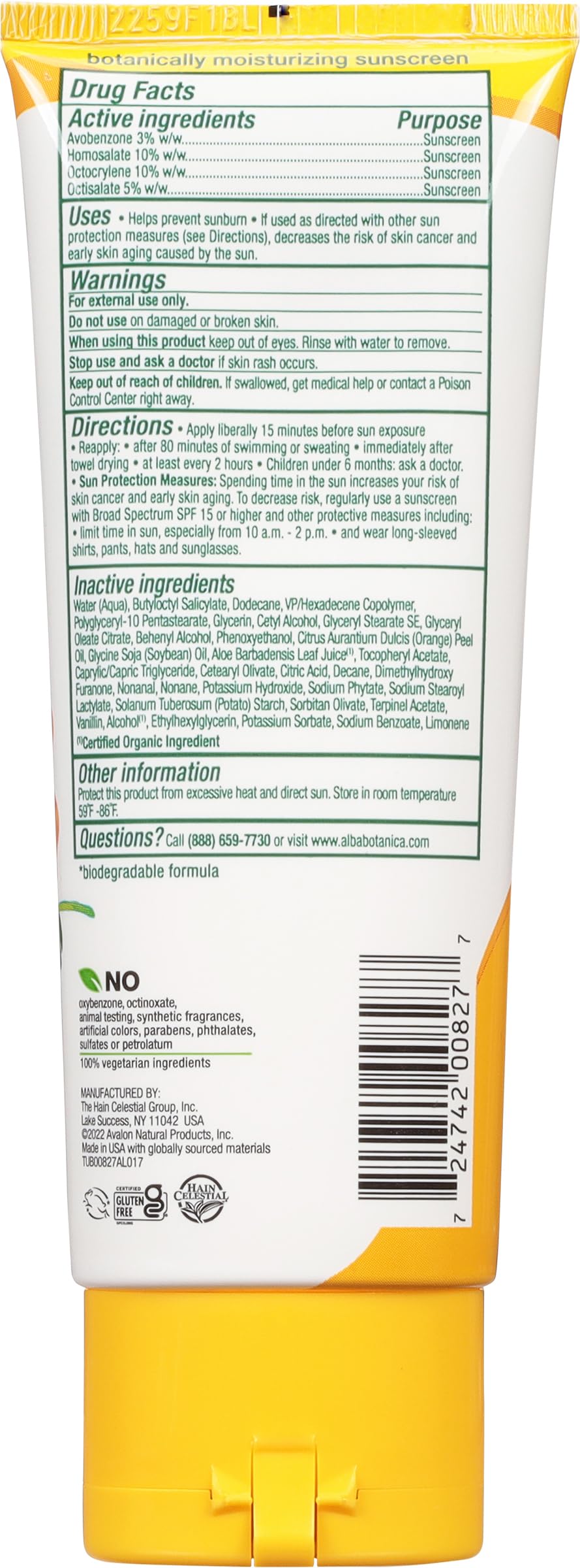 Alba Botanica Hawaiian Green Tea SPF50 Sunscreen - 3 oz (Pack of 6) | Natural Mineral Sunblock for Face & Body | Vegan, Cruelty-Free, Reef-Safe | Perfect for Beach, Pool & Outdoor Activities