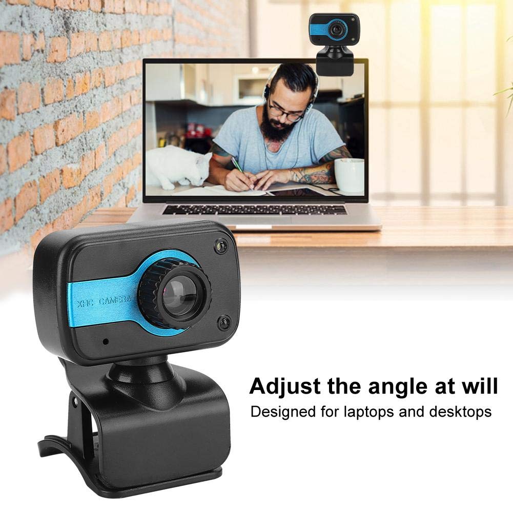 Ciciglow HD Webcam with Built-in Microphone - Widescreen Computer Camera for Live Streaming, Video Calls, and Online Meetings - Compatible with Windows 2000 and Above, Ideal for Remote Work, Gaming, and Virtual Events