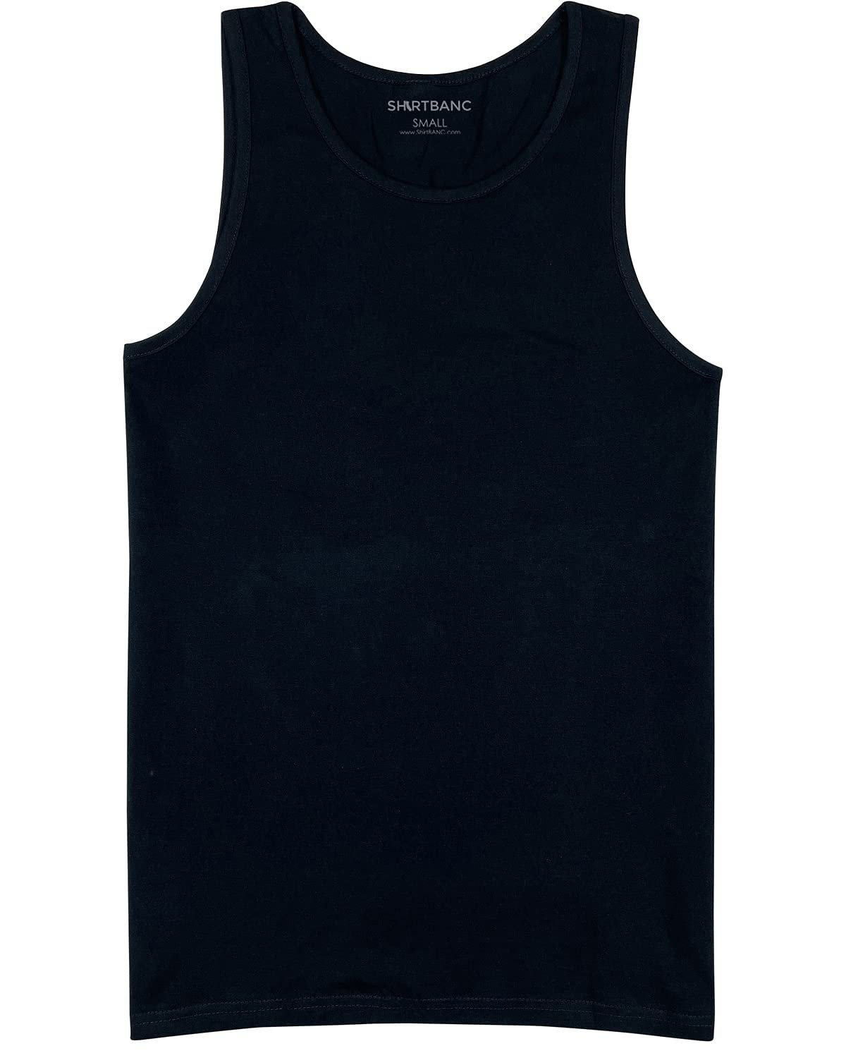 SHIRTBANC Men's Cotton Tank Top - Breathable Workout Shirt for Gym, Running & Beach - Sleeveless Muscle Tee for Summer Outdoor Activities