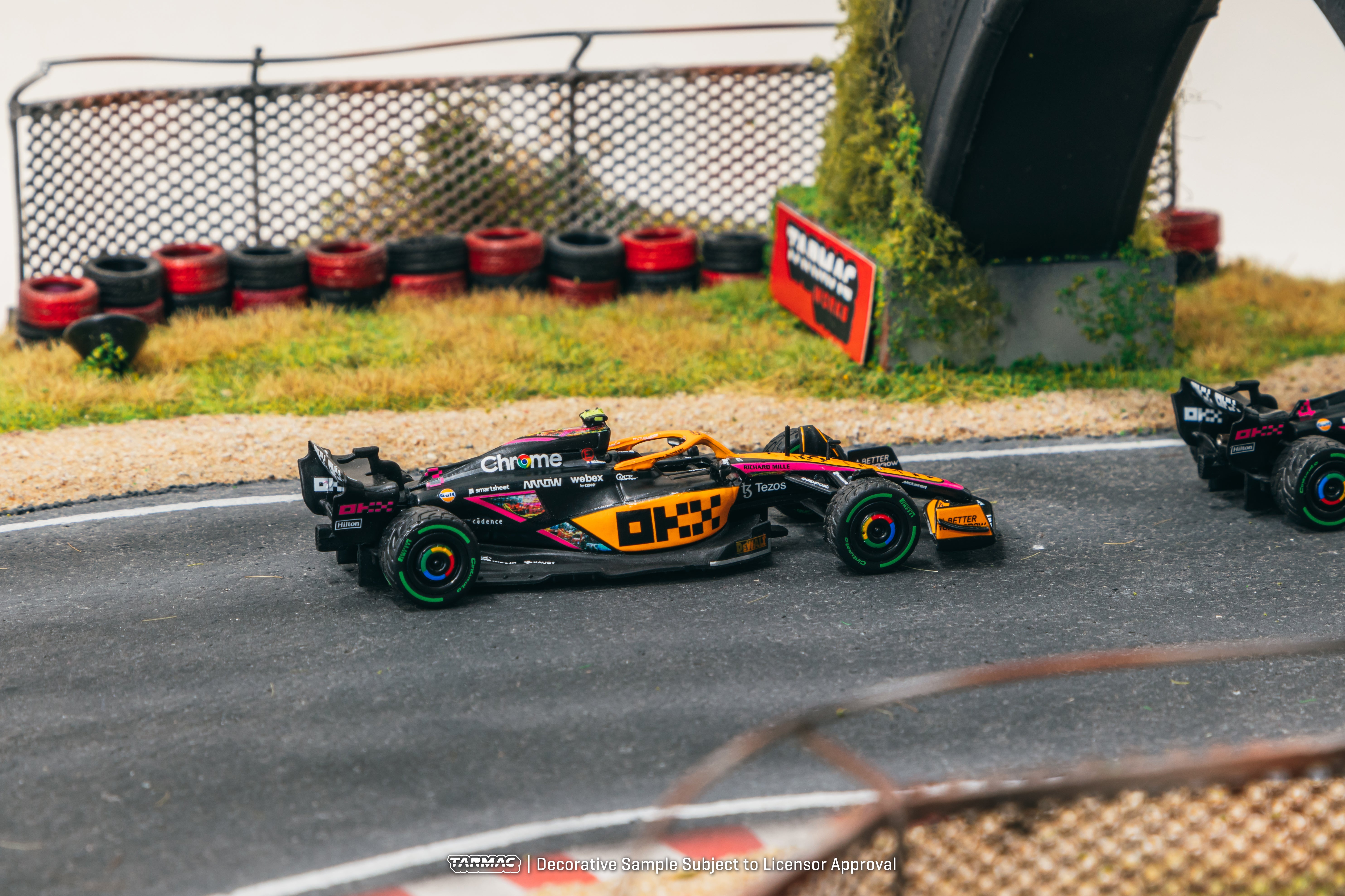 Tarmac Works 1/64 Scale McLaren MCL36 Formula 1 Car - 2022 Japanese Grand Prix Edition - Daniel Ricciardo #3 Diecast Model - Collectible Racing Car for Display & Gifts - Perfect for F1 Fans and Model Collectors
