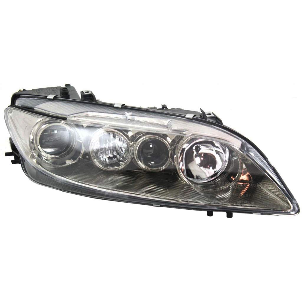 CarLights360: Mazda 6 Headlight Assembly Pair (2003-2005) - Driver & Passenger Side Replacement for MA2502125 & MA2503125 - Perfect for Night Driving & Foggy Conditions