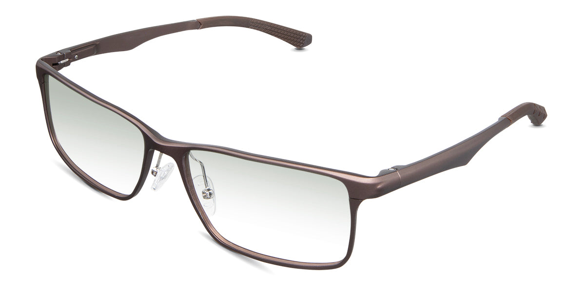 Briggs Men's Prescription Tinted Glasses - Stylish UV Protection Eyewear for Reading, Driving & Outdoor Activities