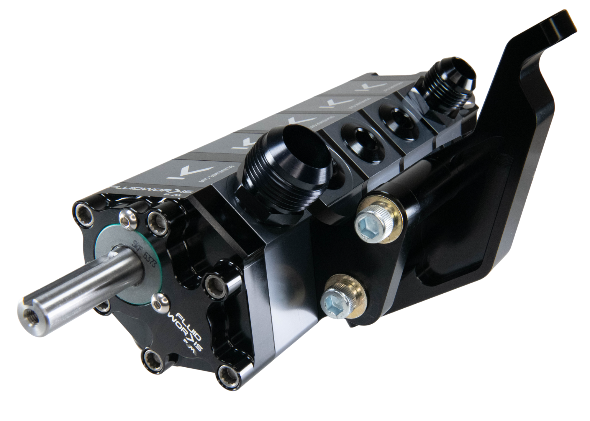 FluidWorks LS Wet Sump & Dry Sump Passenger Side Mounting Bracket - Compatible with Chevy, GMC, Cadillac LS Engines - Perfect for Engine Swaps & Performance Upgrades