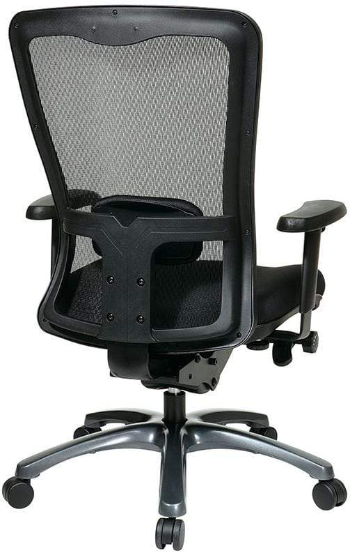 Pro Line II ProGrid High Back Mesh Office Chair with Lumbar Support - Ergonomic Adjustable Swivel Task Chair for Home & Office Workspace [Model 97720 30] - Perfect for Long Hours Sitting, Computer Work & Gaming Setup