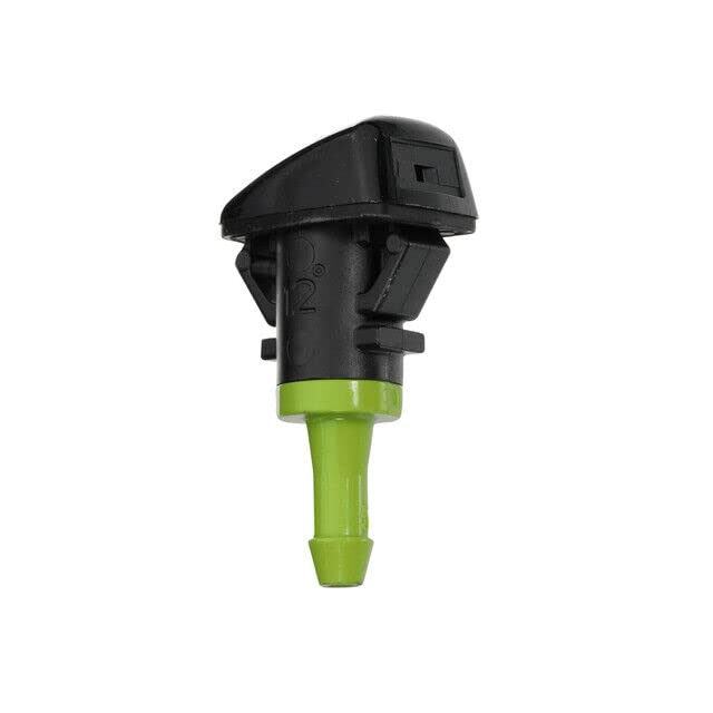 Mopar 5165712AA Black Plastic Globe Valve Windshield Washer Nozzle - Replacement Part for Jeep, Dodge, Chrysler Vehicles - Perfect for Windshield Cleaning & Fluid Dispensing