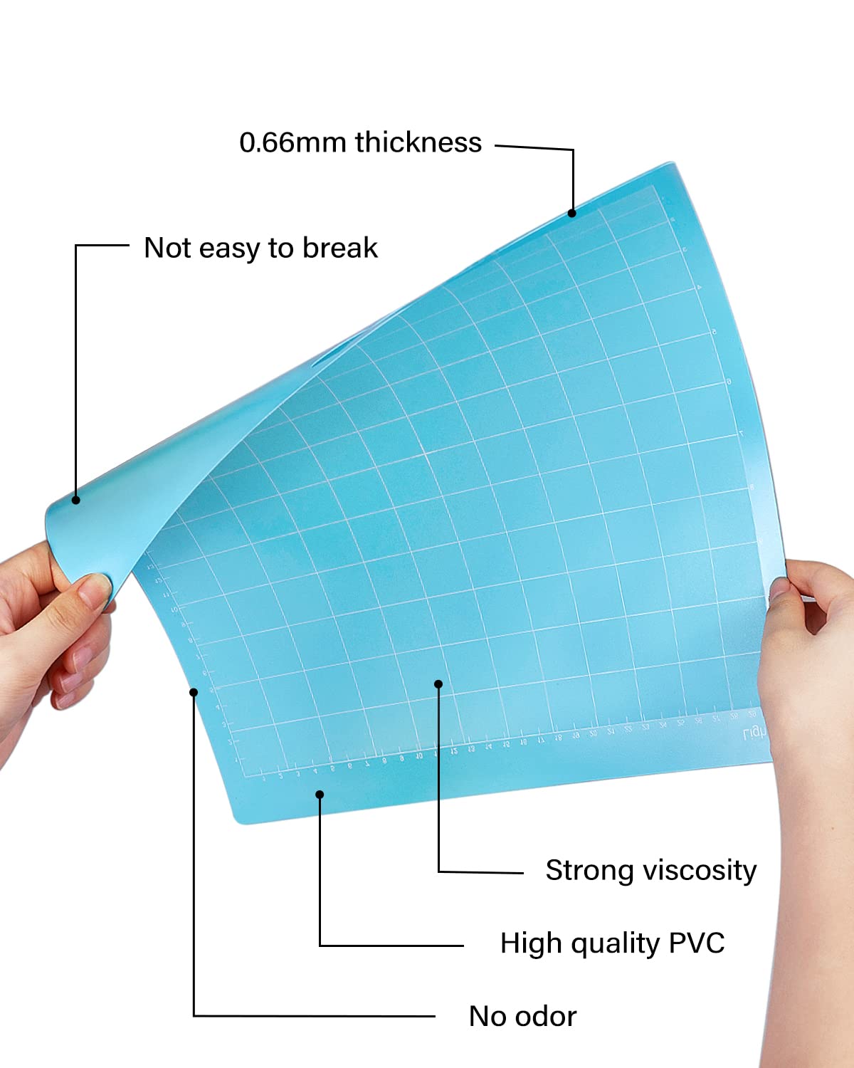 Premium 12-Pack 12x12 Cutting Mats for Cricut Maker 3, Maker, Explore 3, Air 2, Air & One - Sticky Grip Fabric Mats Replacement Accessories for Silhouette & Cricket - Perfect for DIY Crafts, Scrapbooking & Card Making Projects